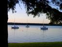Sailboats on Clear Lake.